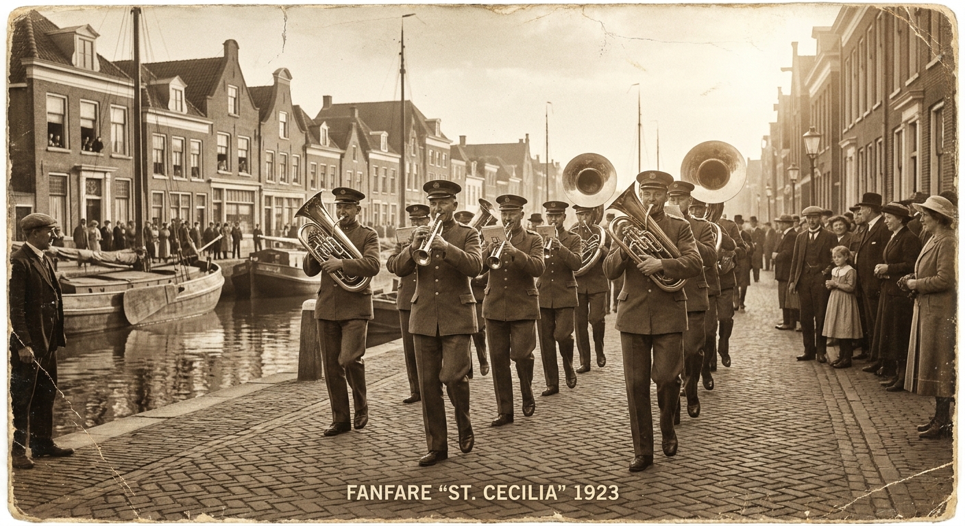 De Geschiedenis van Muziekverenigingen in Sas van Gent: Een Reis door de Tijd